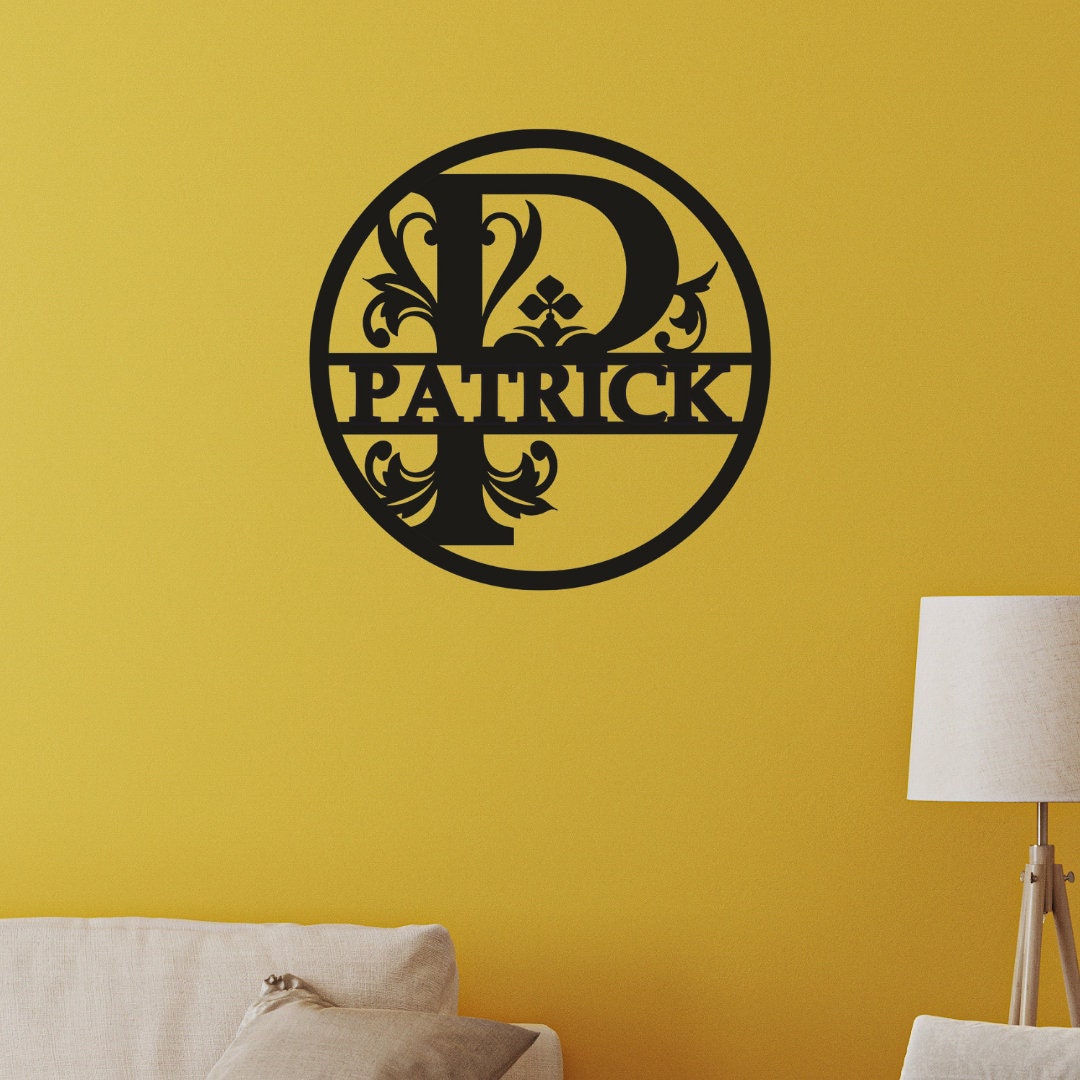 Customized Door Monogram | Monogram wall decor