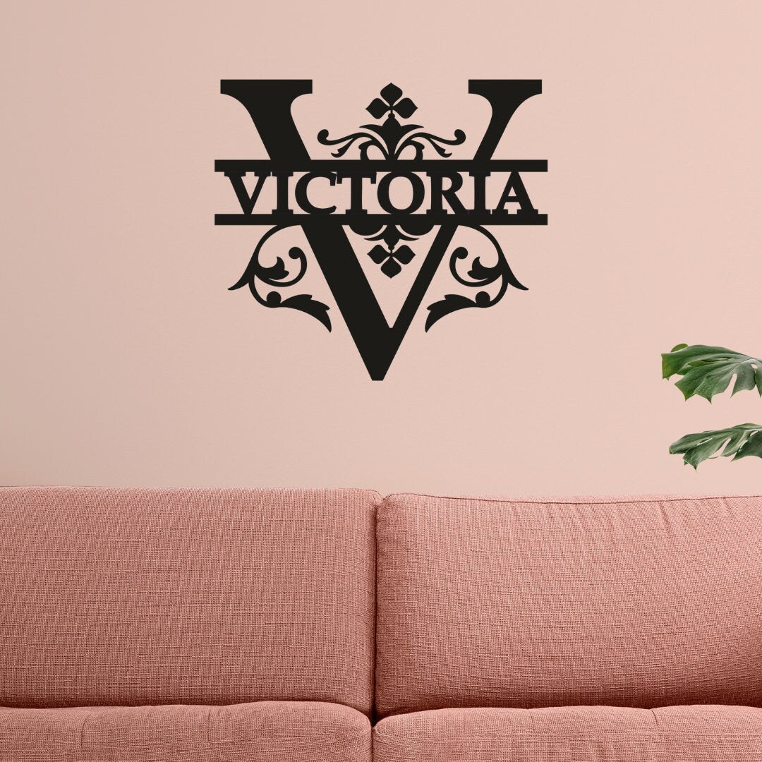 Customized Door Monogram | Monogram wall decor