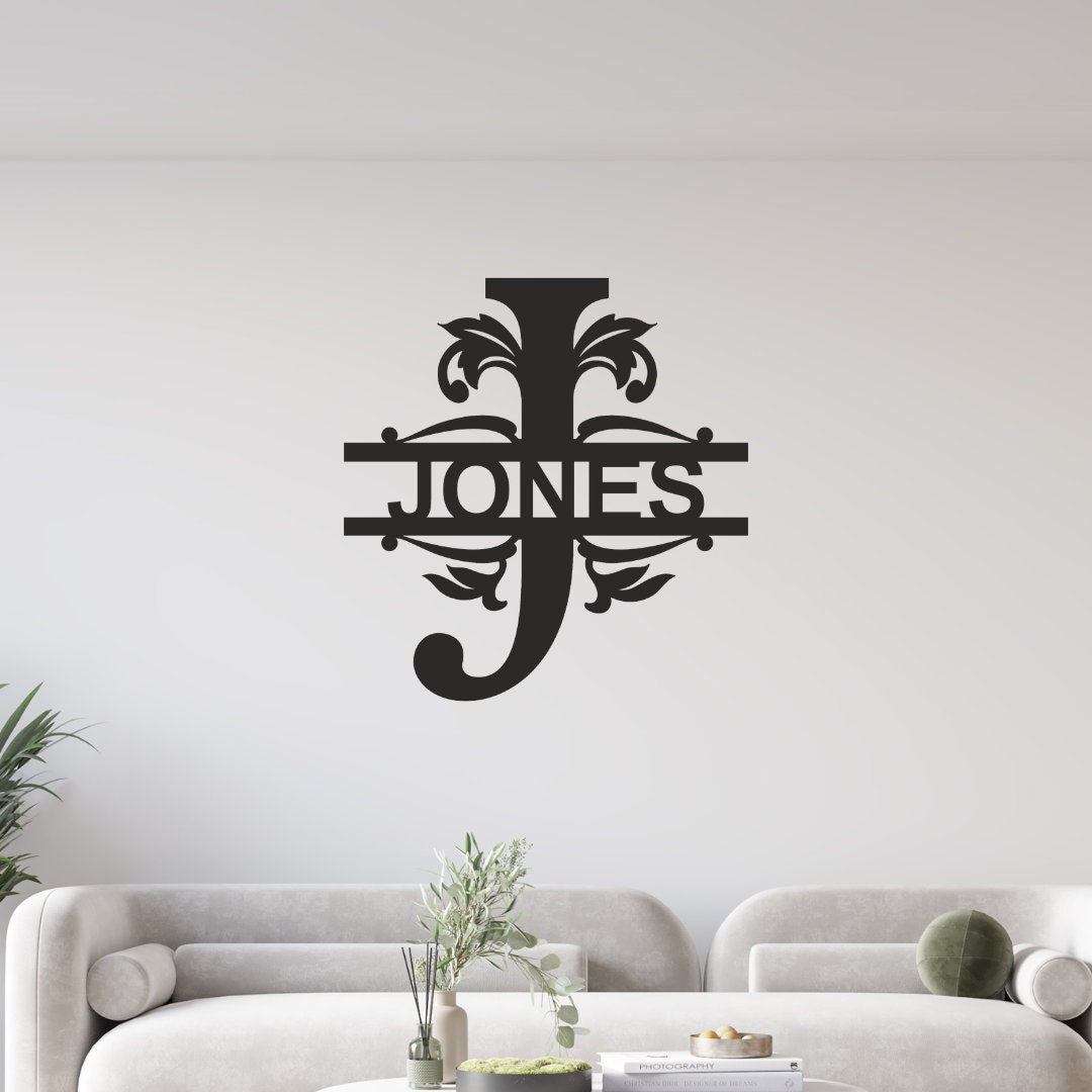 Customized Door Monogram | Monogram wall decor