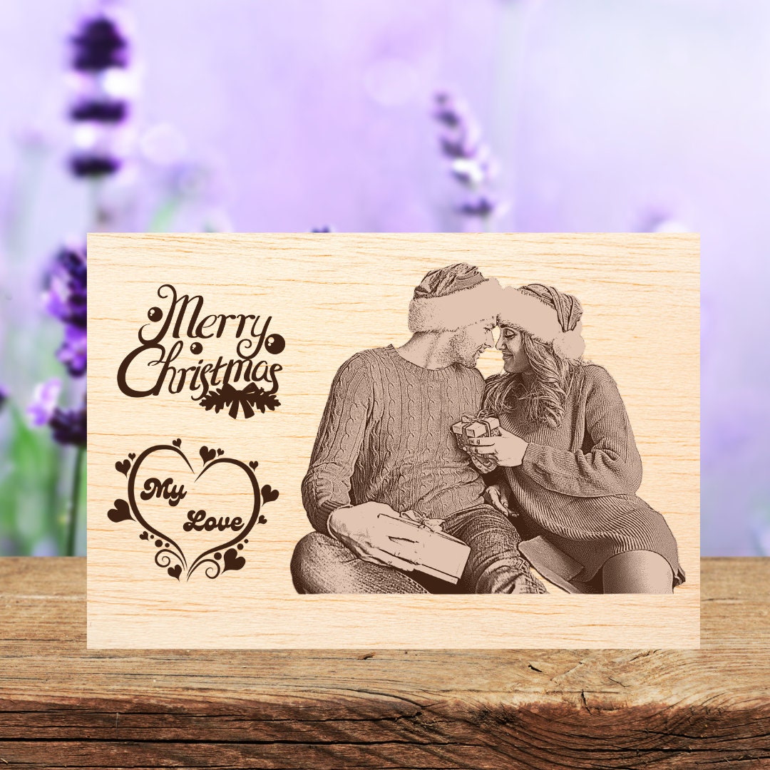 Christmas Wooden Portrait